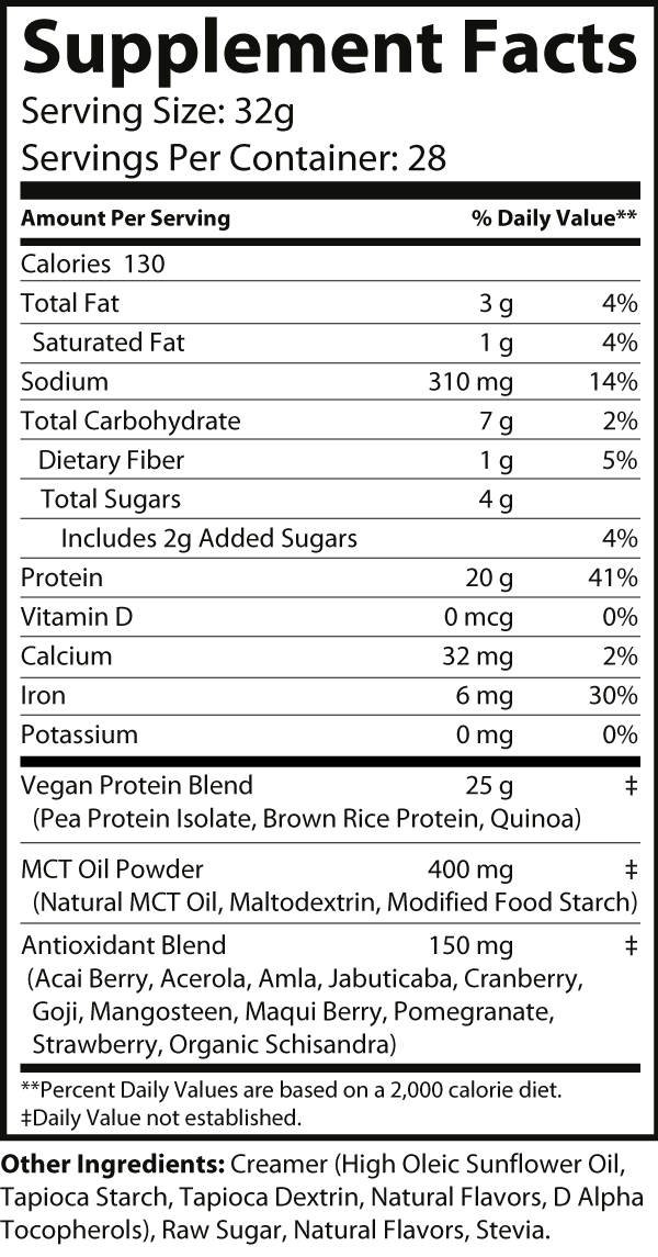2lb Vegan Protein (Vanilla Milkshake)