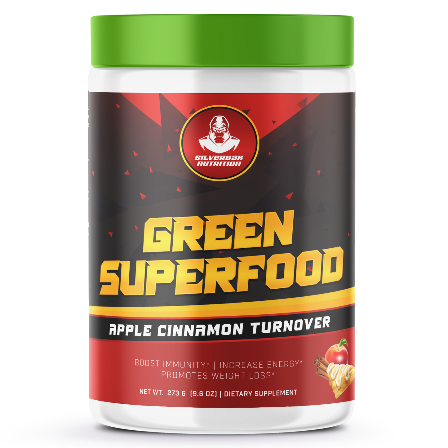 Green Superfood - Apple Cinnamon Turnover