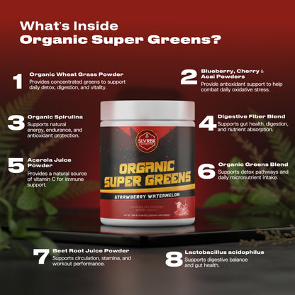 Organic Super Greens - Watermelon