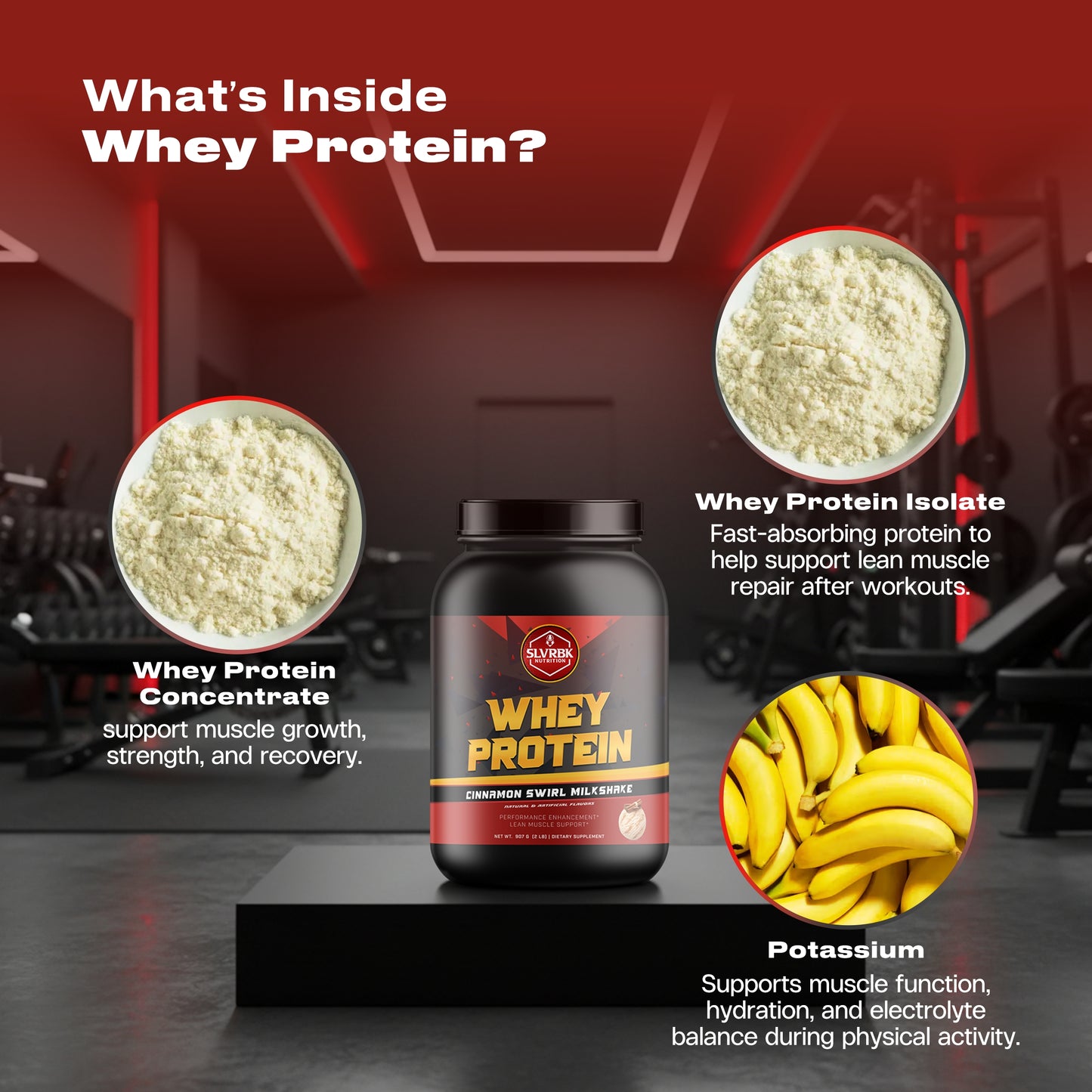 2lb Whey Protein (Cinnamon Swirl Milkshake)