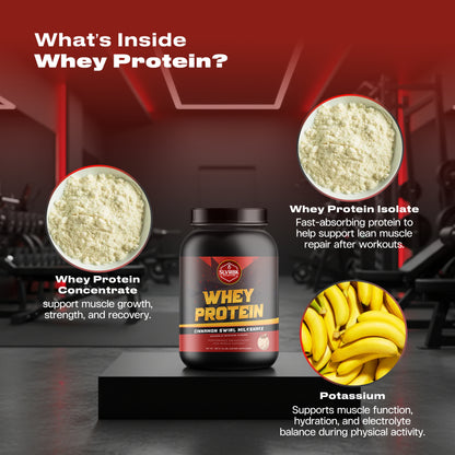 2lb Whey Protein (Cinnamon Swirl Milkshake)